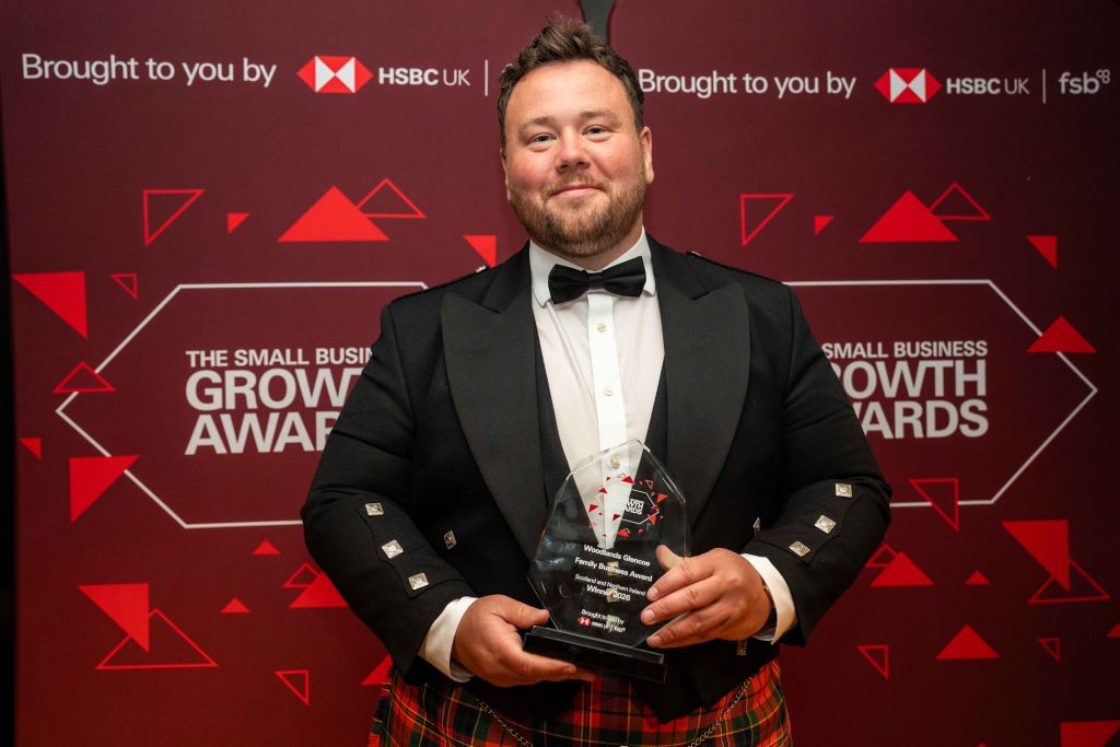 James Young picks up the FSB Family Business of the Year Award 2026.