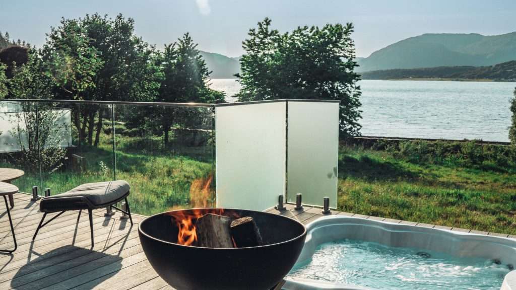 SeaBeds Luxury Lodges with hot tubs in Scotland