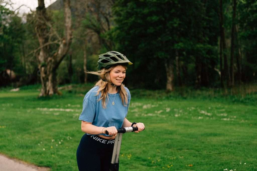 Woman gets some speed on off road segway adventure in Glencoe, Scotland