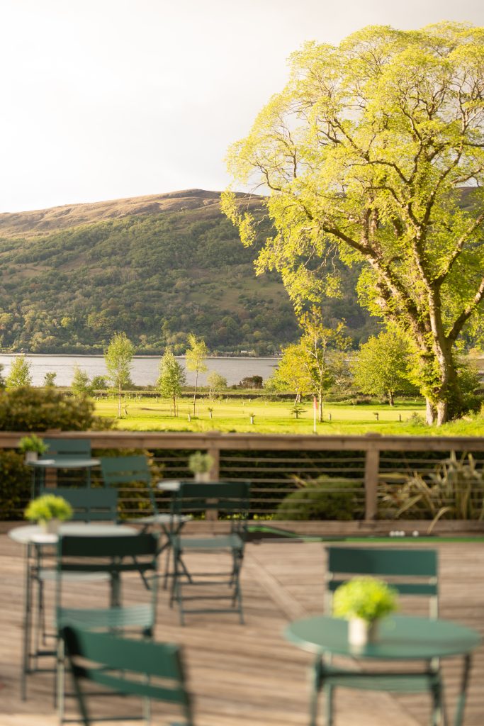 The view towards Loch Linnhe