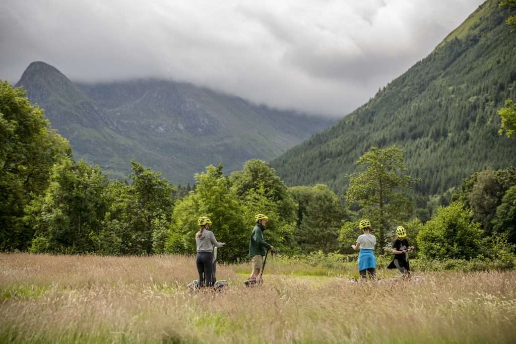 Children enjoying segway tour, best thing to do in Glencoe