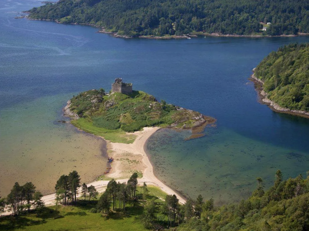A day out to Castle Tioram. Ardnamurchan can be easily and quickly reached from Woodlands Glencoe.
