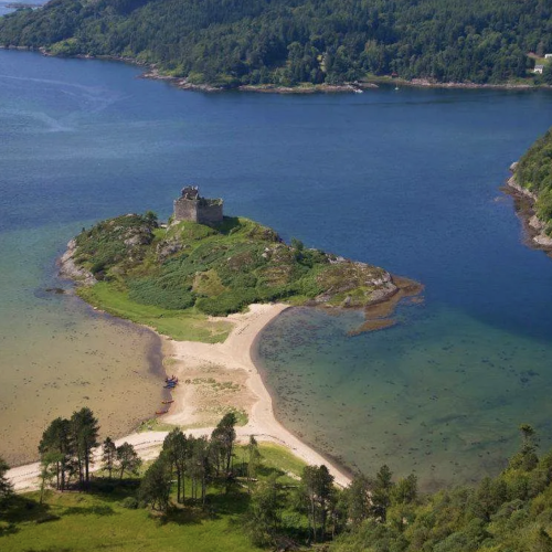 A day out to Castle Tioram. Ardnamurchan can be easily and quickly reached from Woodlands Glencoe.