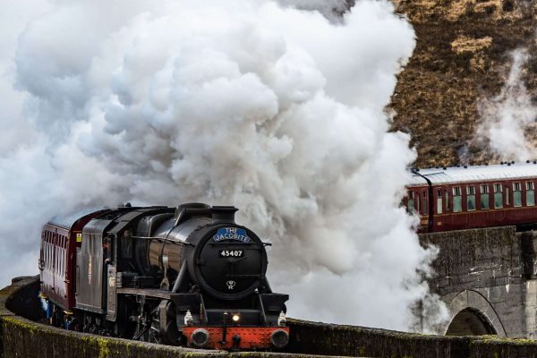 The Jacobite Steam Train Glenfinnan Scotland