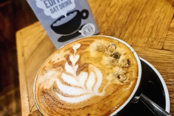 Coffee at the Wildcat Cafe in Fort William