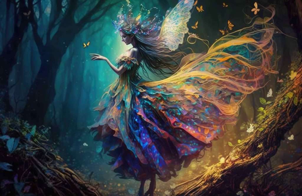 Legend has it that faeries live in the forest at Woodlands Glencoe. Folklore in Glencoe UK.