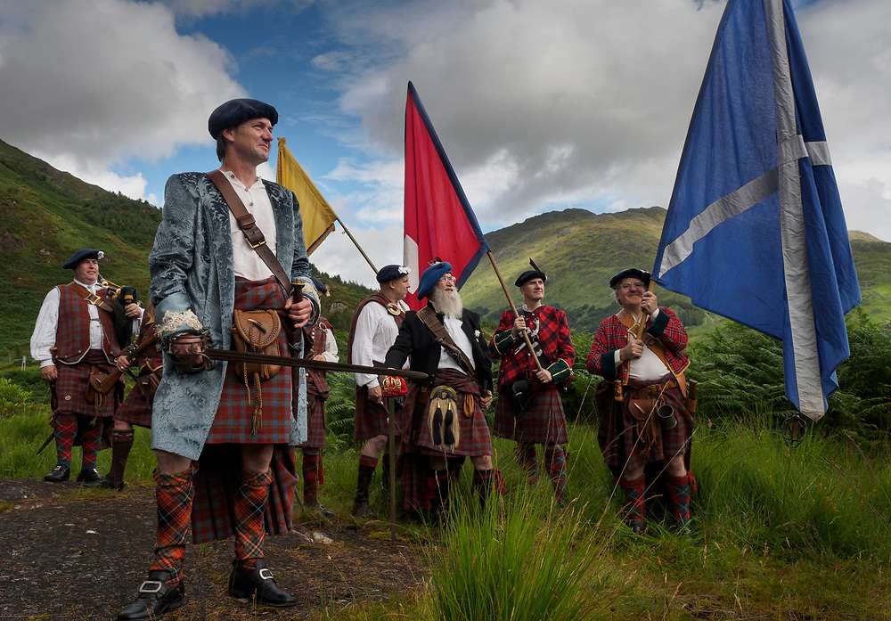 Jacobites get together at Glenfinnan Gathering Highland Games!
