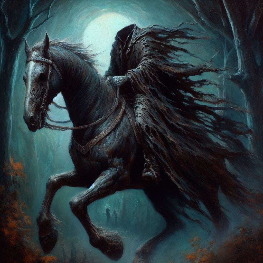 A headless horseman is said to haunt the entrance of Ballachulish House in Glencoe.