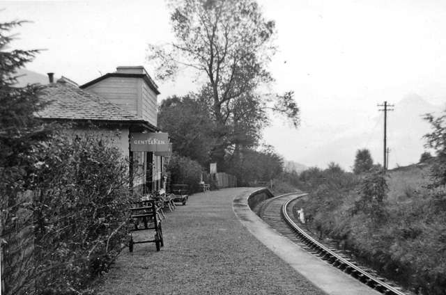The old railway line between Ballachulish and Oban.