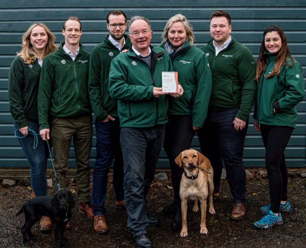 The dog loving Young family hold one of a plethora of awards for their work at RiverBeds and SeaBeds Luxury Lodges at Woodlands Glencoe.